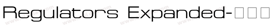 Regulators Expanded字体转换